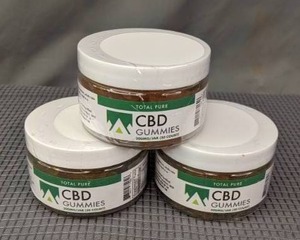 lot 276 image: NEW Total Pure CBD Gummies (3 Containers) R
