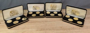 lot 51B image: Collection of (4) Sets of Grand Casino Limited Edition Collection Coins R