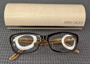 lot 295A image: NEW Jimmy Choo Eyeglass Glasses with Display Lenses L