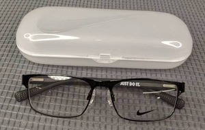 lot 109A image: NEW Nike 5574 001 Eyeglass Glasses with Display Lenses L
