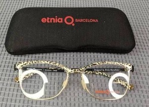 lot 347A image: NEW Etnia Barcelona SHANGHAI BKGD Eyeglass Glasses with Display Lenses L