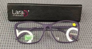 lot 149A image: NEW Lara D Gaia Eyeglass Glasses with Display Lenses L