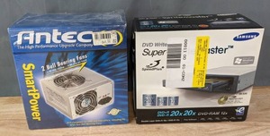 lot 386 image: Antec Power Supply & Samsung DVD Writer R