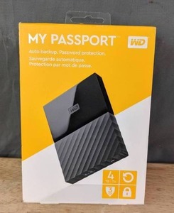 lot 65A image: NEW Western Digital My Passport 4TB, Black R