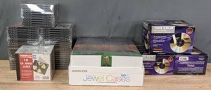 lot 293 image: Boxes of CD-R Recordable Compact Discs and CD Cases  R