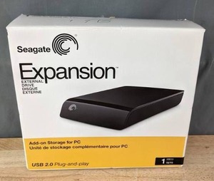 lot 99A image: NEW Seagate Expansion External Drive 1 TB R