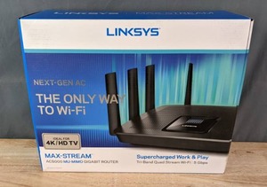 lot 79A image: NEW Linksys Next Gen AC Max Stream AC5000 Mu Mimo Gigabit Router R