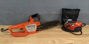 lot 337 image: Remington Limb N Trim 8 Chainsaw and Black and Decker Mouse Sander Polisher R