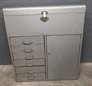 lot 380 image: Metal Tool Storage System Cabinet Chest R