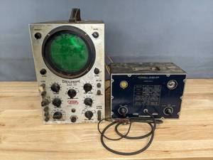 lot 148A image: Vintage EICO 460 Oscilloscope and Cornell-Dubilier Handicheck R
