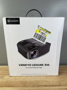 lot 55A image: Brand New VANKYO Leisure 510 HD Movie Projector, Video Projector with 230 Projection Size, LCD, Support 1080P V