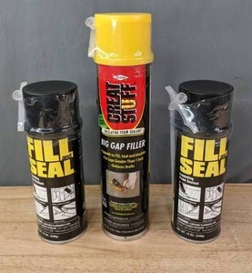 lot 176A image: NEW Great Stuff Big Gap Filler Foam Sealant and (2) Fill and Seal Expanding Foam Sealants R