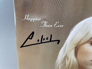 lot 22 image: Billie Eilish Autographed Happier Ever After LP Record Vinyl Album Music Artist C