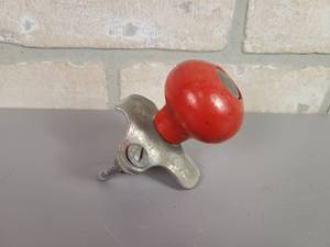 lot 49 image: Vintage Wood Handle Suicide Steering Wheel Knob