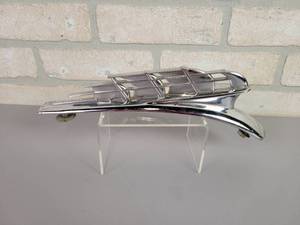 lot 9 image: Original 1949 Plymouth Hood Ornament