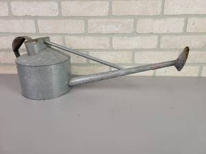 lot 81 image: English HAWS ROSE Galvanized Watering Can - Approx. 23 Long