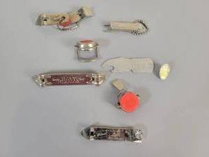lot 114 image: JAX & Walters Beer Bottle Openers, O-KAP Cap, Cooper Heating Bottle Opener, CAP-IT West German Bottle Cap and More