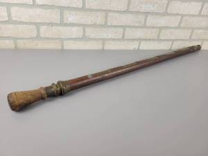 lot 26 image: RARE - Twentieth Century Brass Works Inc.  Brass  Copper 6-Slot Grain Probe - Minneapolis, MN - Approx. 41 Long