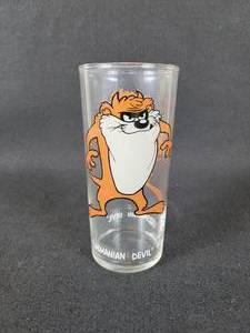 lot 181 image: 1973 Warner Bros. PEPSI Glass - Tasmanian Devil