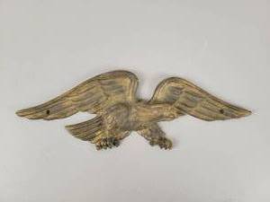 lot 228 image: Federal Style Cast Iron American Bald Eagle - Marked LB-47 Iron Art