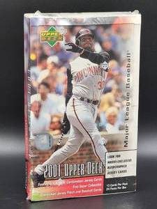 lot 129 image: Un-Opened Old New Stock 2001 Upper Deck Baseball Cards