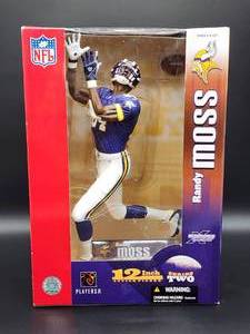 lot 25 image: McFarlane limited Edition 12 Tall Randy Moss Action Figure
