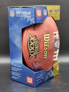 lot 104 image: Official 2005 NFL Super Bowl Football