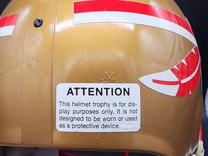 lot 105 image: Regular Size Florida State Seminoles Football Helmet