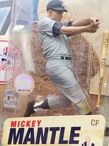 lot 40 image: McFarlanes Mickey Mantle Action Figure