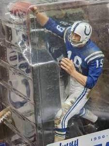 lot 125 image: McFarlanes Johnny Unitas Action Figure