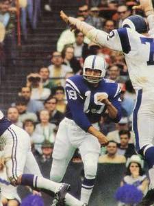 lot 14 image: HOF Baltimore Colts QB Johnny Unitas Framed Autographed Photo No COA