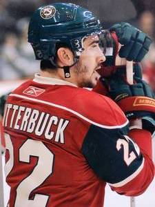 lot 146 image: Professionally Taken Photo of former Minnesota Wilds Player Cal Clutterbuck by Photographer Walt Barry