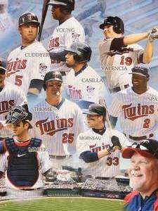 lot 70 image: Professionally Taken Photo of Ron Gardenhire and the Minnesota Twins by Photographer Walt Barry