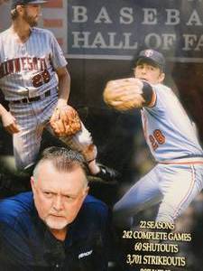lot 92 image: Former Minnesota Twins Pitcher and Hall of Famer Bert Blyleven