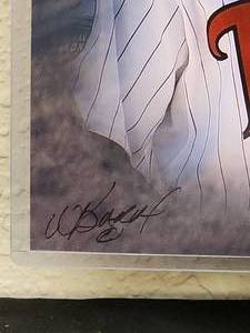 lot 88 image: Professionally Taken Photo of Hometown Joe Mauer & Justin Morneau by Photographer Walt Barry
