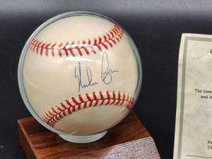 lot 79 image: Official American League Nolan Ryan Autographed Baseball with COA