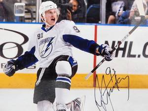 lot 73 image: Future HOF Tampa Bay Lightning Player Steven Stamkos Autographed Photo No COA