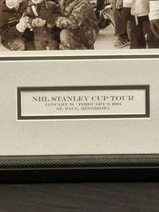 lot 144 image: Framed Stanley Cup Tour Before the All-Star Game Photos