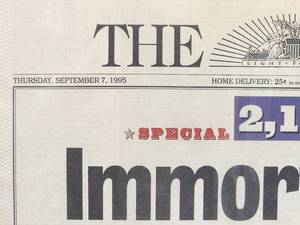 lot 148 image: Collectable The Baltimore Sun Newspaper Featuring  all Ripken Jr