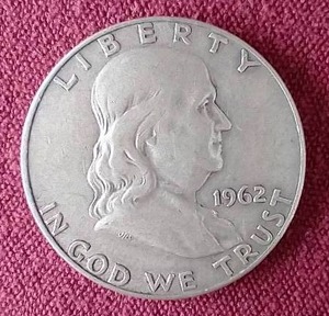 lot 4 image: 1962-D Franklin Half Dollar