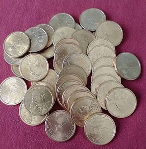 lot 6 image: 40 Sacagawea $1 Coins