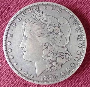lot 9 image: 1878 Morgan Dollar