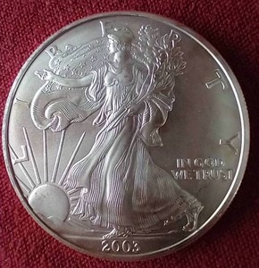 lot 41 image: 2003 1 Oz. American Silver Eagle