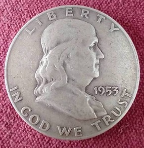 lot 44 image: 1953-D Franklin Half Dollar