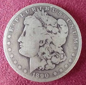 lot 65 image: 1890-O Morgan Dollar