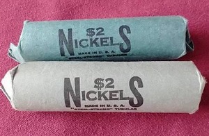lot 70 image: (2) Vintage Nickel Rolls - 50s & 60s