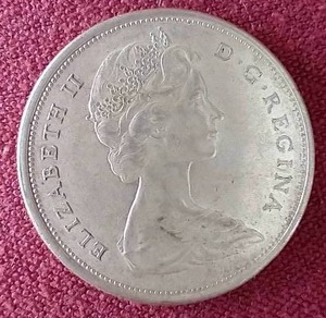 lot 83 image: 1965 Canada Silver 50 Cents Coin