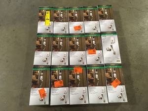 Lot of Assorted Castle Satin Nickel Entrance Door Handleset with Hartford Interior Knob by Defiant Customer Returns See Pictures