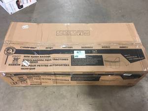 Original Equipment 30 in. Double Bagger for Cub Cadet, Troy-Bilt and Craftsman Rear Engine Lawn Mowers  by MTD Genuine Factory Part Customer Returns See Pictures