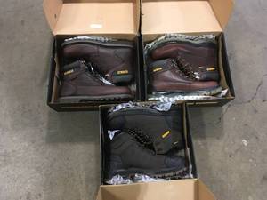 Lot of Mixed Dewalt Steel Toe Boots Different Sizes  Customer Returns See Pictures